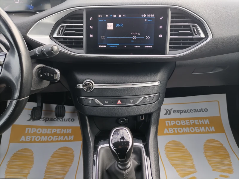Peugeot 308 SW/1.5HDI/102к.с/, снимка 11 - Автомобили и джипове - 53165676