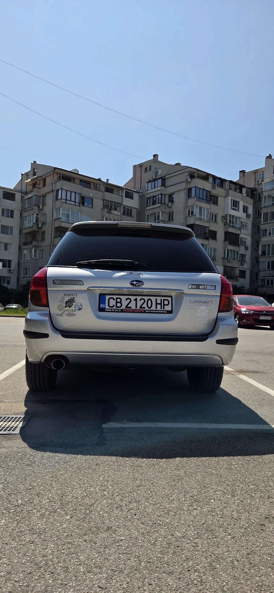 Subaru Legacy Повдигната с оригинално окачване от Outback - изображение 7
