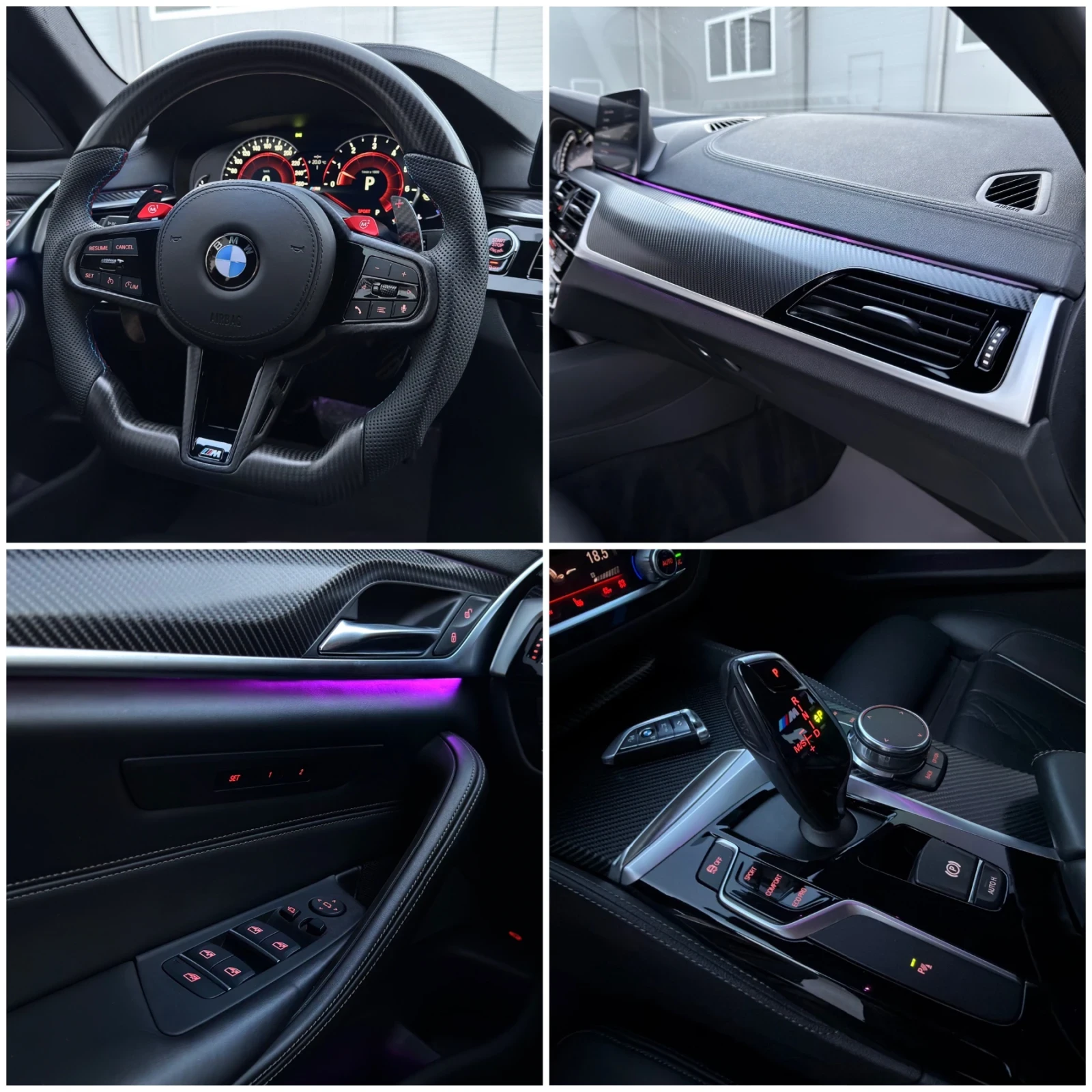 BMW 540 M5 CSL OPTIC / SHADOW LINE / HeadUP / CARBON, снимка 11 - Автомобили и джипове - 54526322