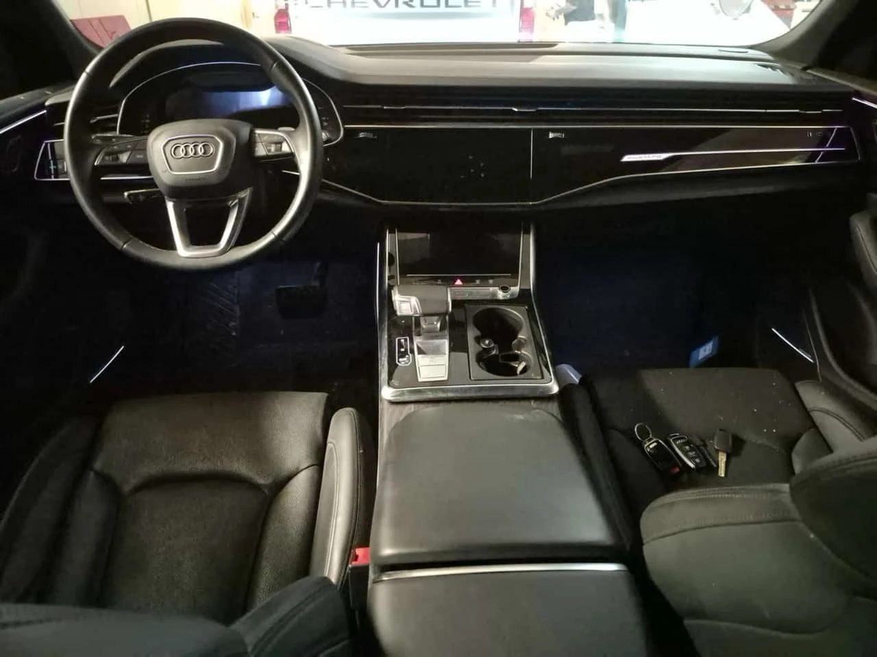 Audi Q8 TECHNIK /CARFAX/4 Ключа/Обдух/Дистроник/360 Камера, снимка 5 - Автомобили и джипове - 53990495