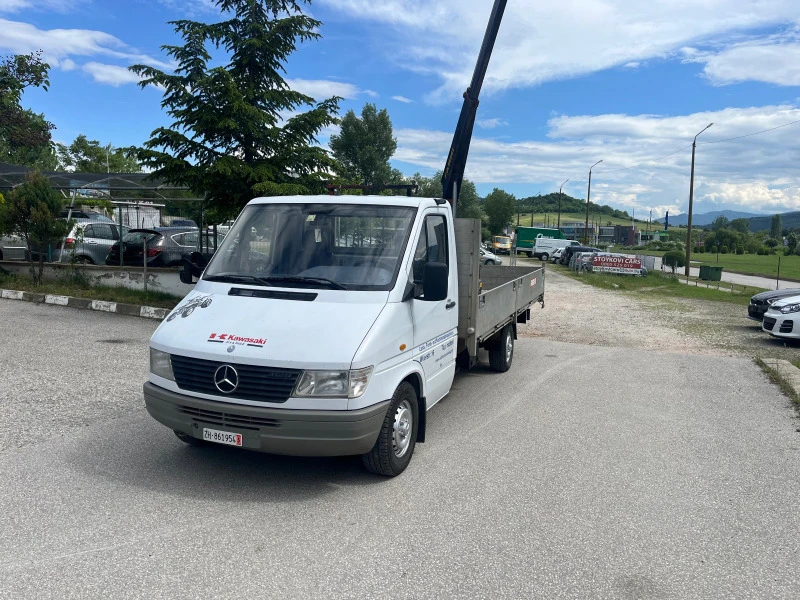 Mercedes-Benz Sprinter 312 Бордови с кран, снимка 2 - Бусове и автобуси - 45878024