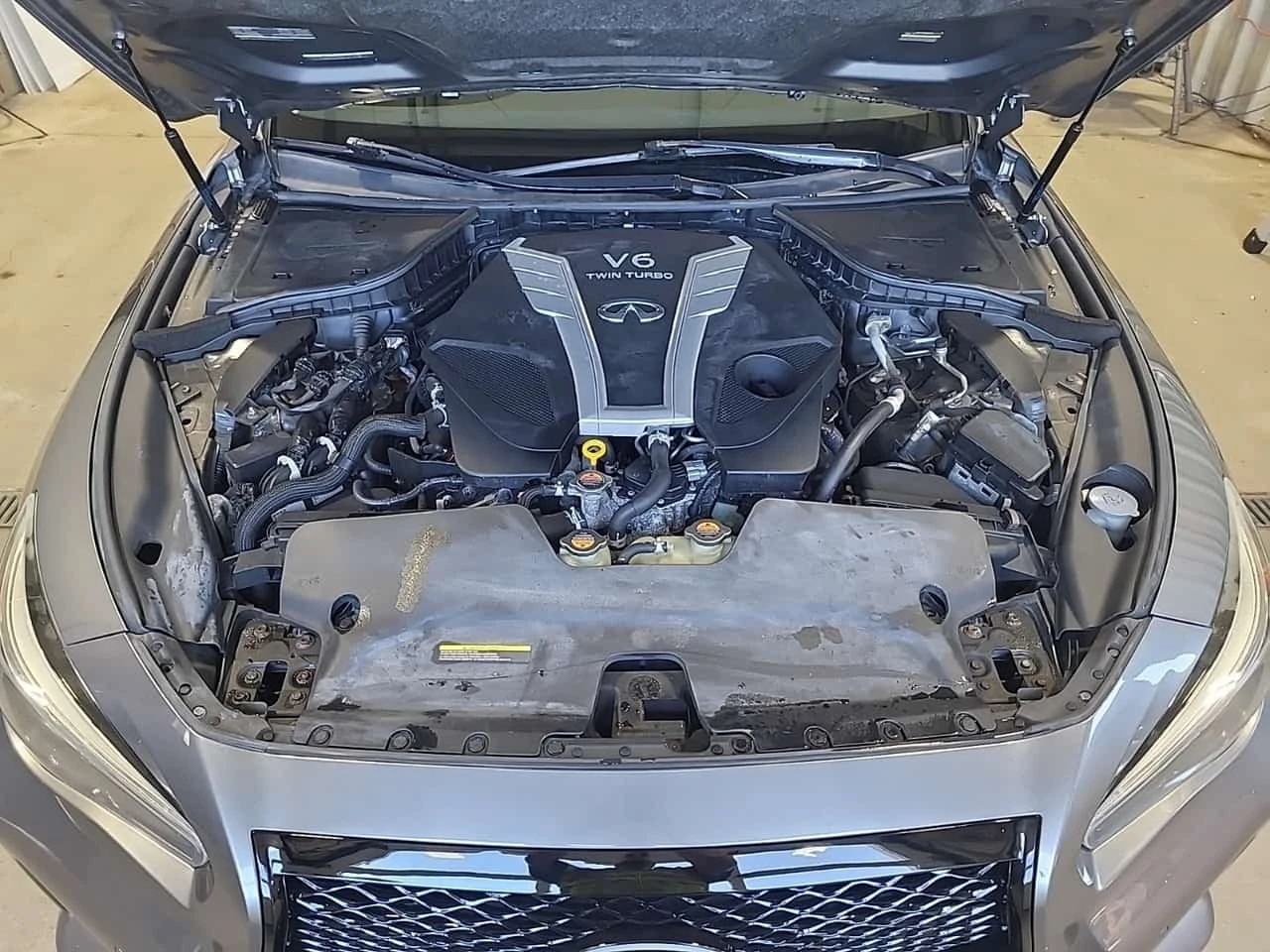Infiniti Q50 * 4dr Sdn Red Sport 400 * CARFAX *  | Mobile.bg � ����������� 17