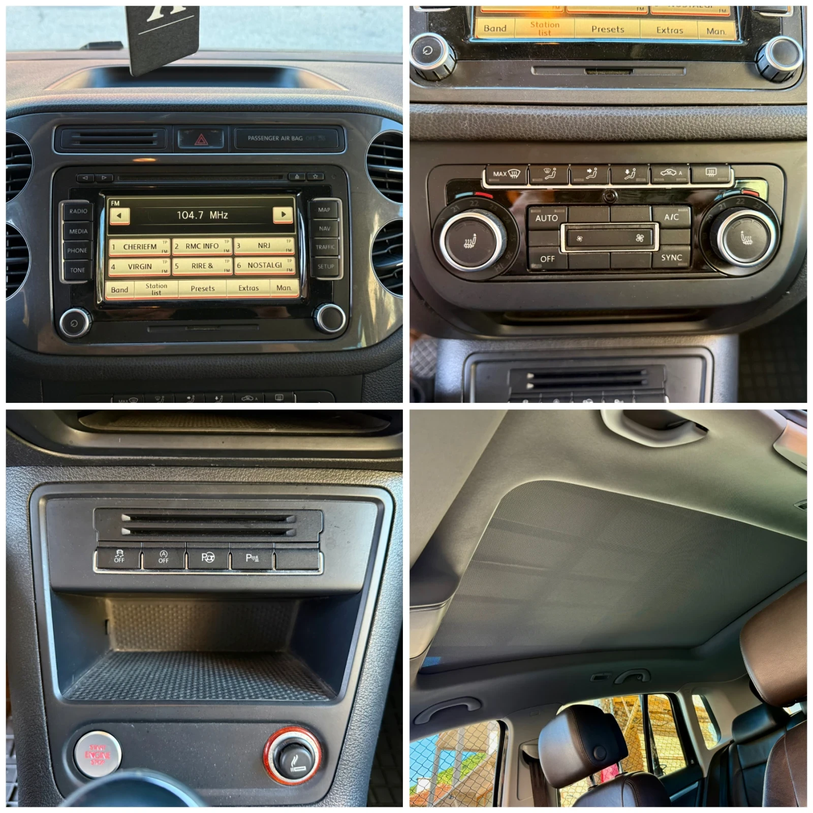 VW Tiguan 2.0TDI- 4Motion-FULL екстри-Реален пробег!, снимка 14 - Автомобили и джипове - 54904132
