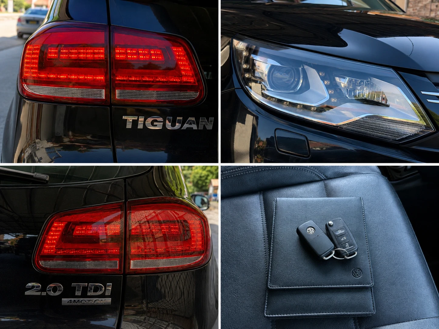 VW Tiguan 2.0TDI- 4Motion-FULL екстри-Реален пробег!, снимка 6 - Автомобили и джипове - 55633178