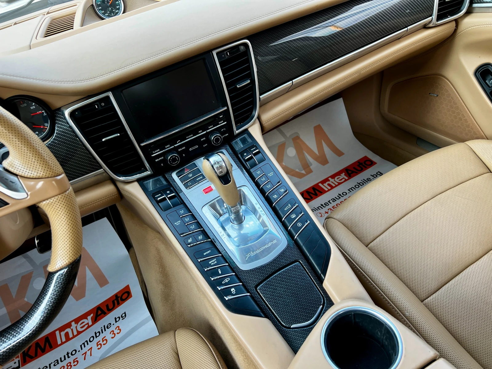 Porsche Panamera 4S 4.8V-8 CARBON/SPORTCHRONO/BOSE/СЕРВИЗНА ИСТОРИЯ, снимка 11 - Автомобили и джипове - 55589630